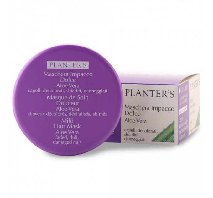 PLANTER'S (Плантерс) Mild Compress pack with Aloe Vera маска для восстановления волос с Aloe Vera